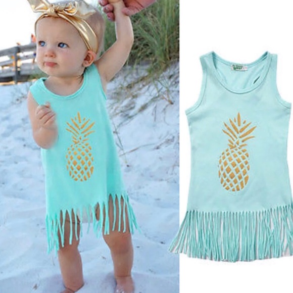 Pineapple beach dress - Picture 1 of 5